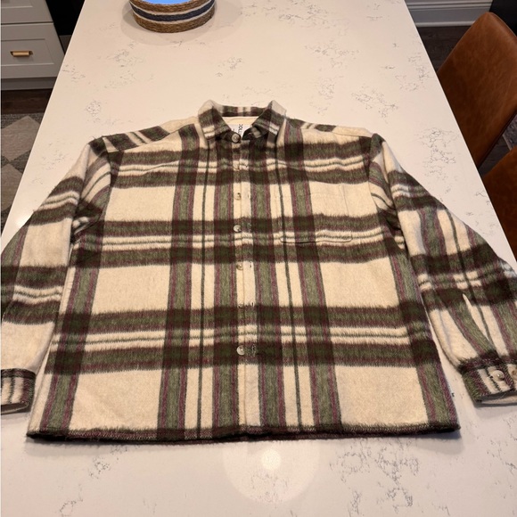 COLLUSION men’s oversized overcoat button down NWOT - Picture 4 of 10